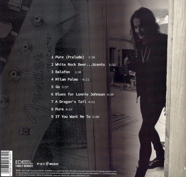 Album borító egy férfival és egy gitárral, egy Fender Telecasterrel.
