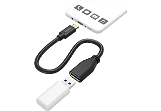 HAMA 178258 Laadkabel USB C 0,15m Zwart