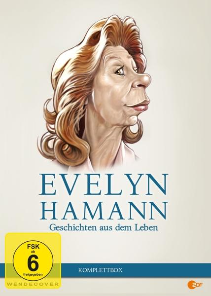 DVD-Cover: Frau mit Karikaturgesicht, Text und gelbem Sticker mit deutschem Text.