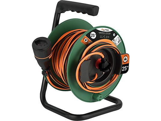 SCHOENENBERGER 930.25OR - Rallonge électrique (Noir/Orange/Vert)