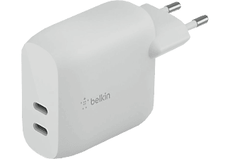 BELKIN Boost Charge Dual - Caricabatterie (Bianco)