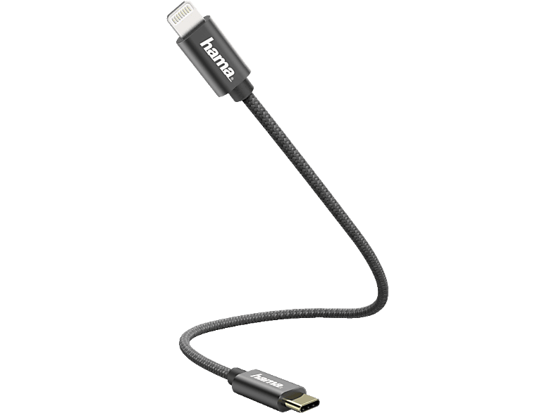 waarom korting passie HAMA 187208 Laadkabel USB C naar Lightning 0.2m Zwart kopen? | MediaMarkt