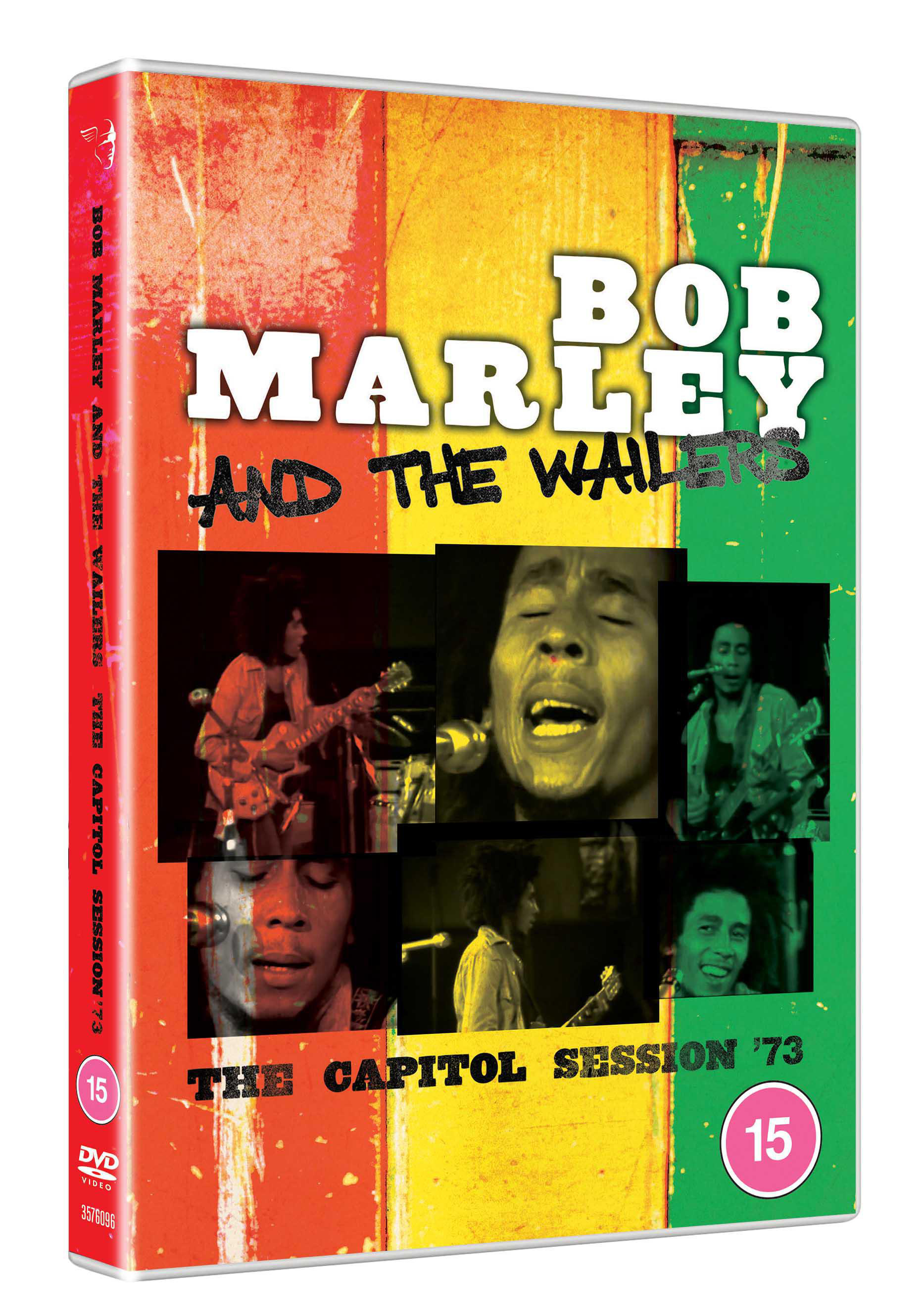 DVD-Cover: Bob Marley and the Wailers mit Bildern von Bob Marley.