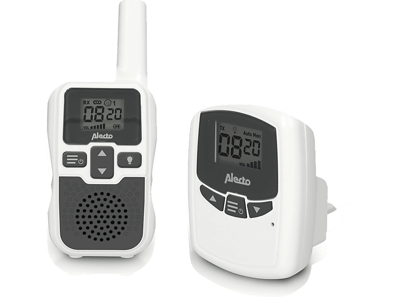 Alecto DBX-80 Babyphone weiß/anthrazit