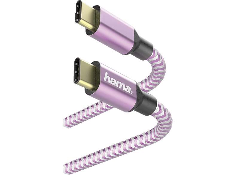 Hama 187204 Laadkabel Usb-c 15m Roze