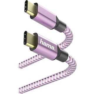 HAMA 187204 Laadkabel USB-C 1,5m Roze