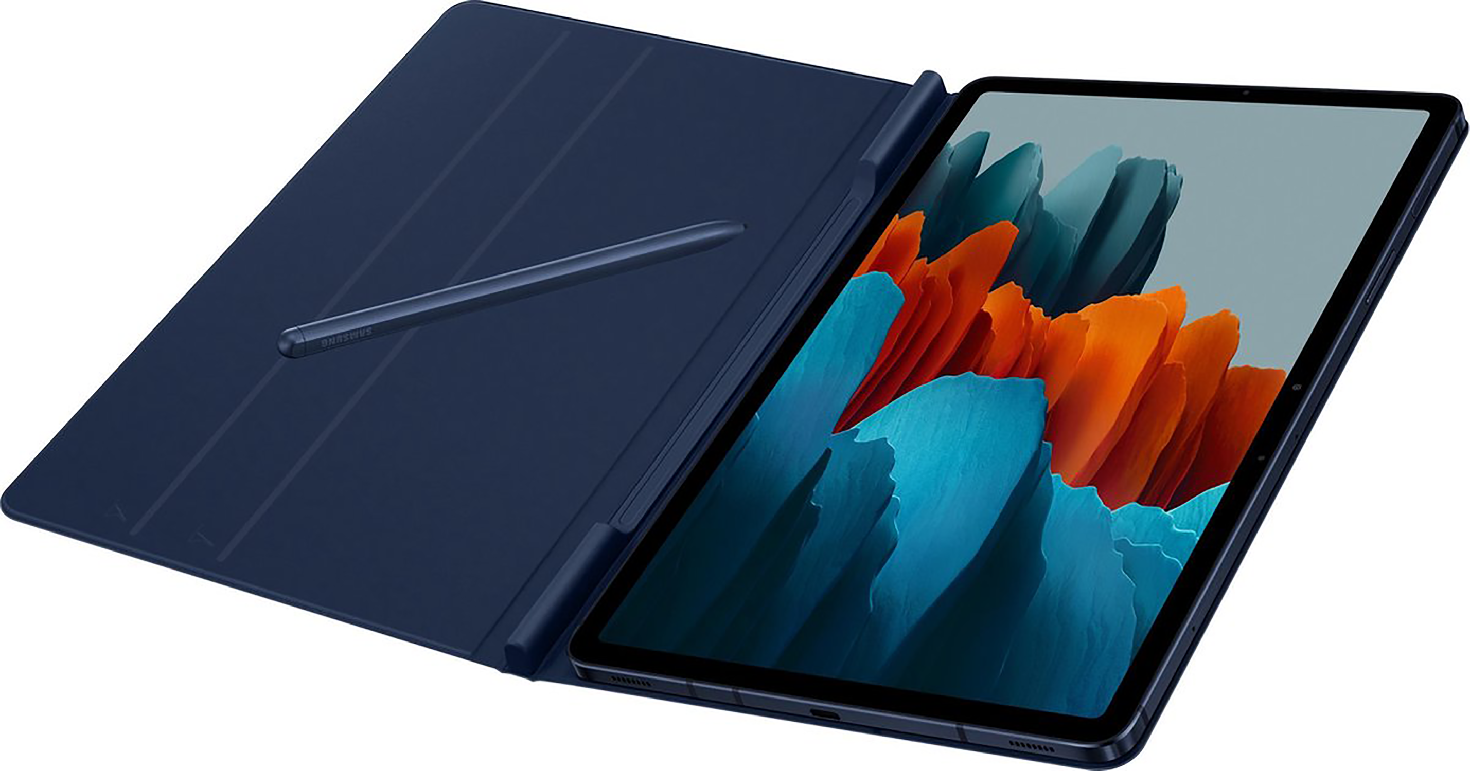SAMSUNG Tab S7/S8 Bookcover Donkerblauw