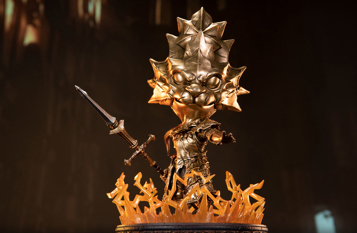 FIRST 4 FIGURE Dark Souls - Dragon Slayer Ornstein SD - Statue (Multicolore)