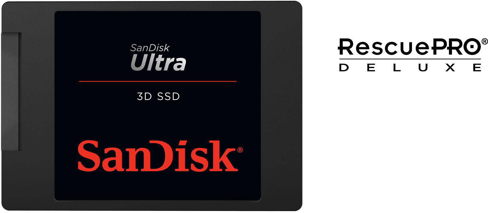 SANDISK Ultra® 3D Festplatte, 2 TB SSD SATA 6 Gbps, 2,5 Zoll, intern
