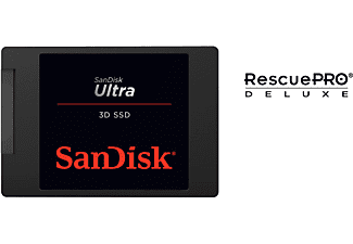 SANDISK Ultra® 3D Festplatte, 4 TB SSD SATA 6 Gbps, 2,5 Zoll, intern