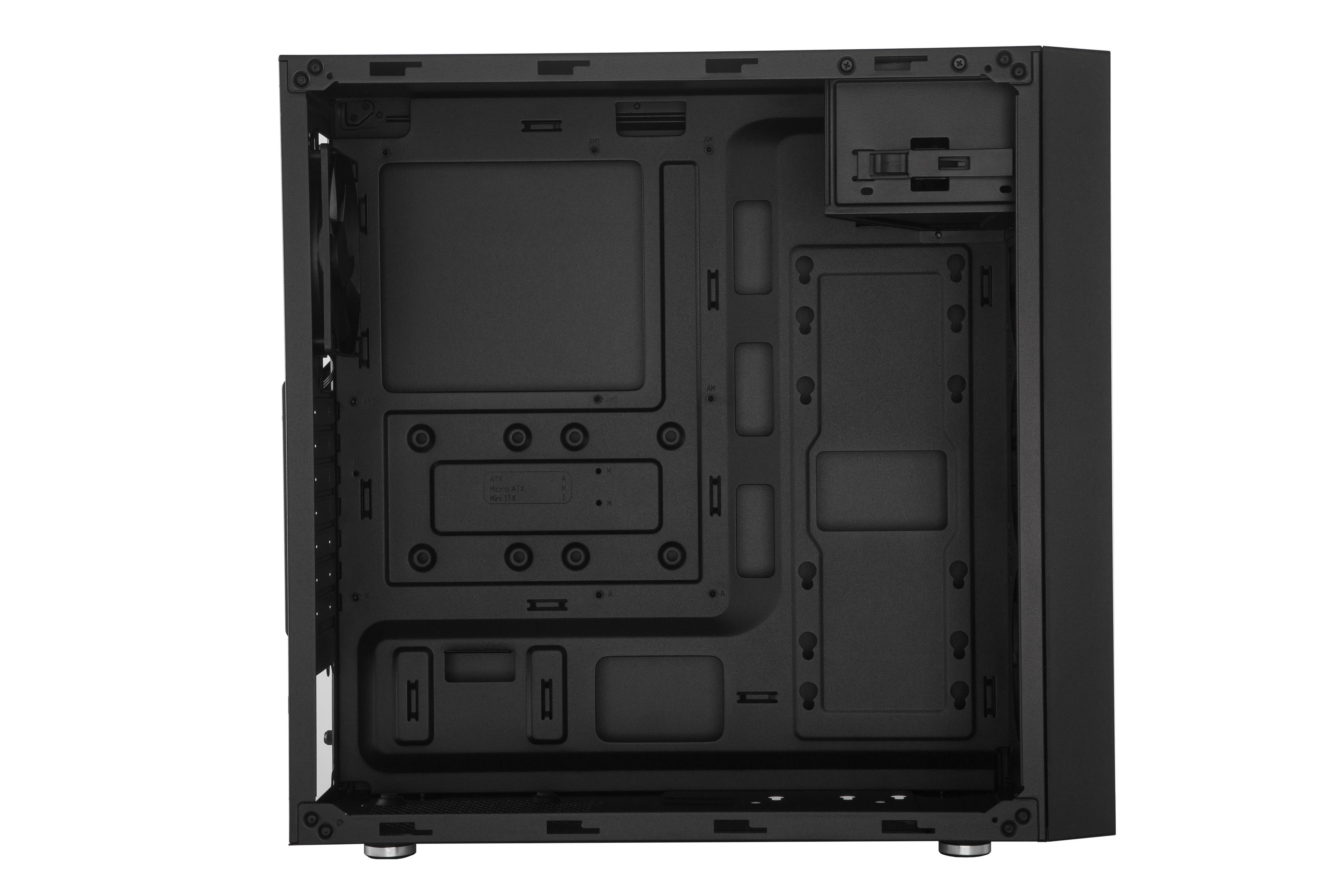COOLER MASTER MasterBox E501L PC-Gehäuse, Schwarz/Blau