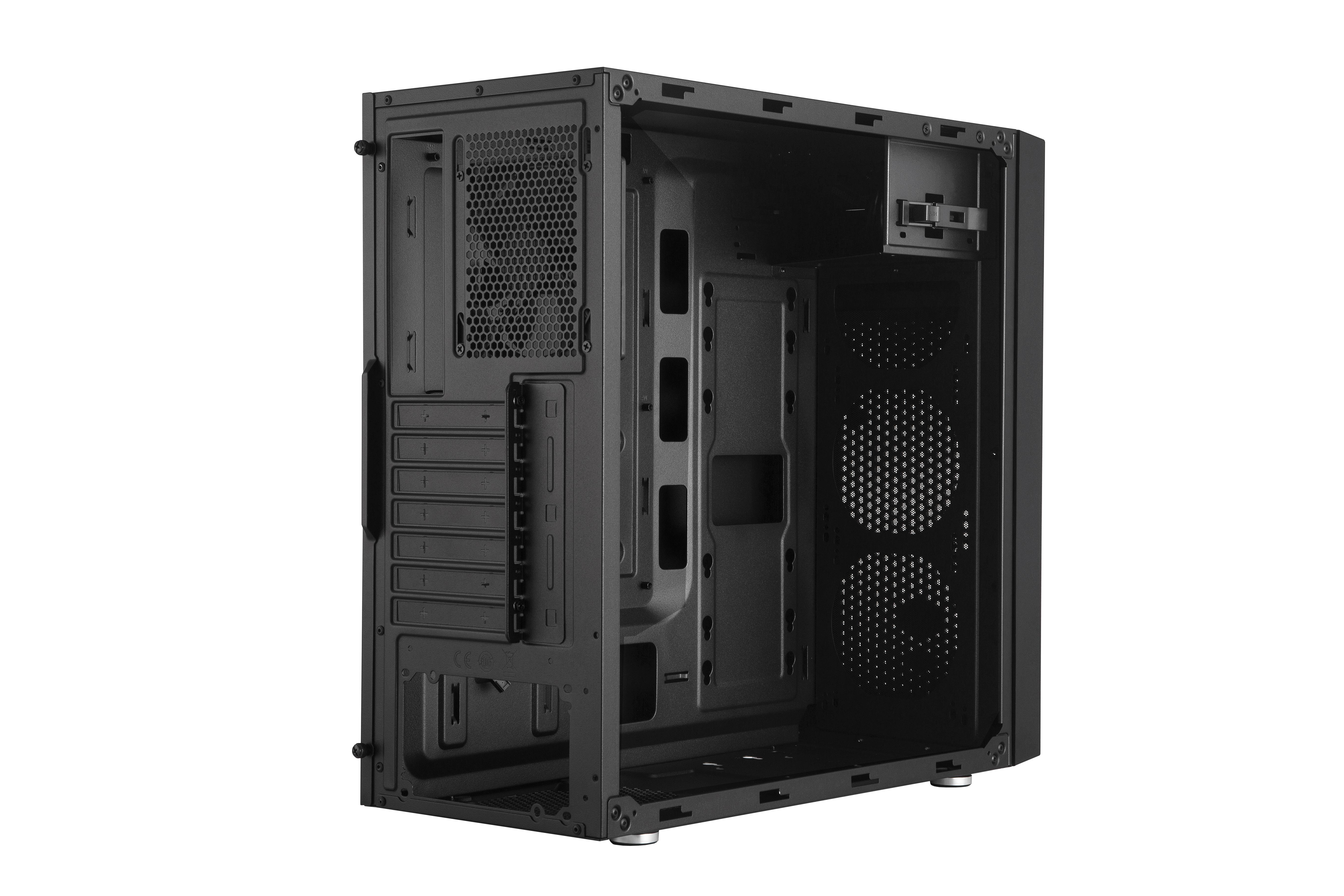 COOLER MASTER MasterBox E501L PC-Gehäuse, Schwarz/Blau