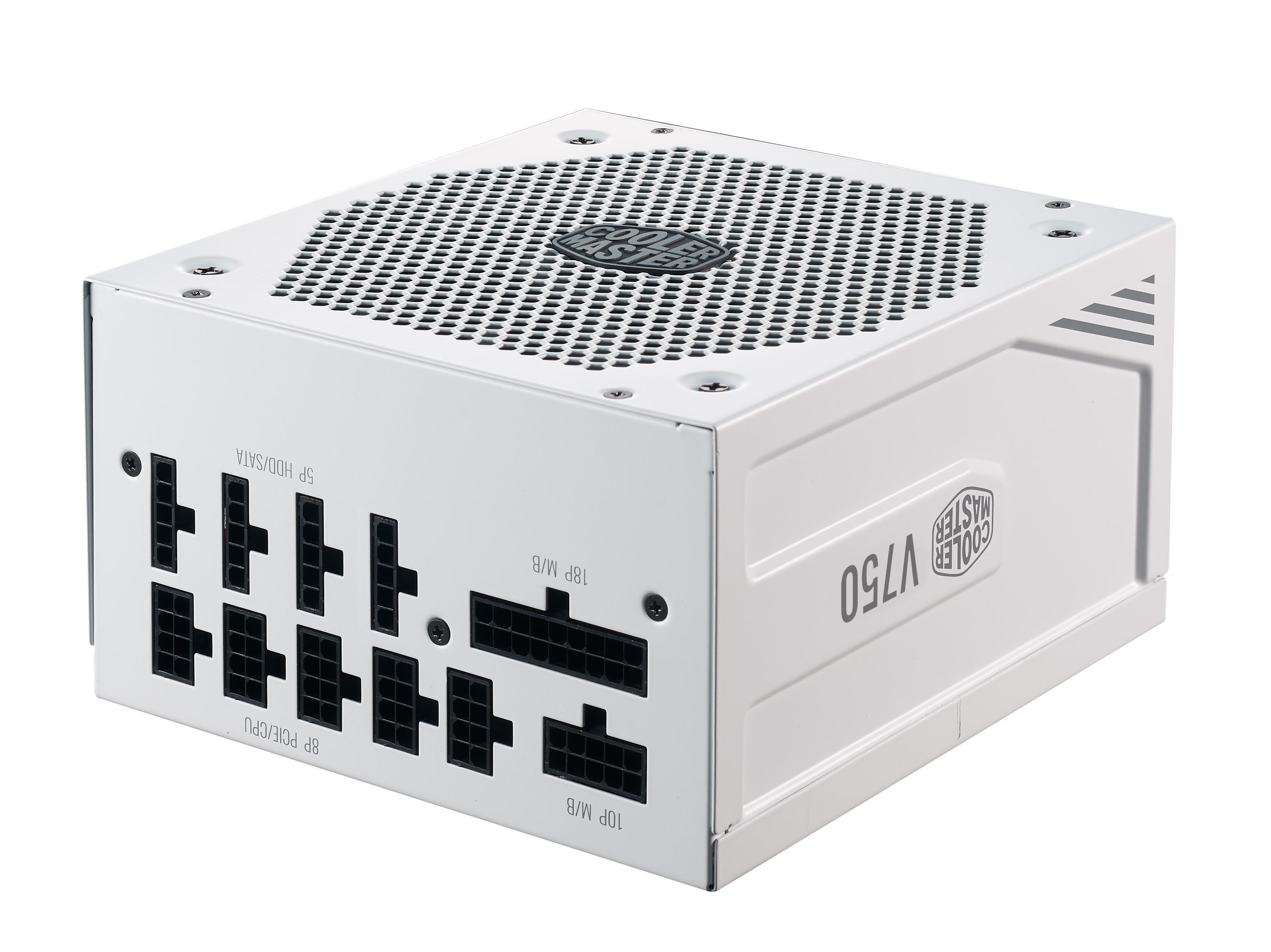 COOLER MASTER V750 GOLD - V2 (White Edition) PC-Netzteil 750 Watt 80+ Gold
