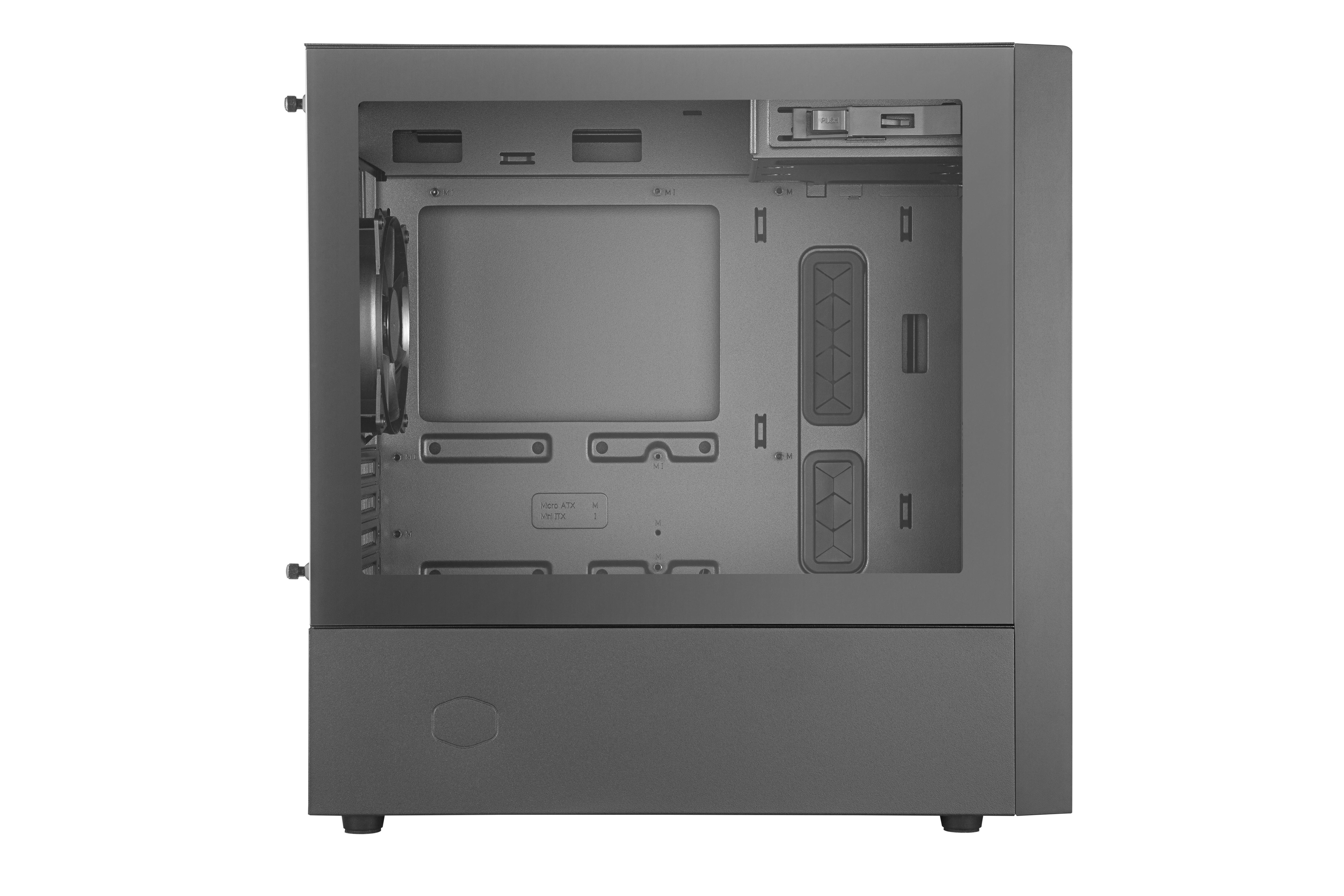 COOLER MASTER MasterBox NR400 mit ODD PC-Gehäuse, Schwarz