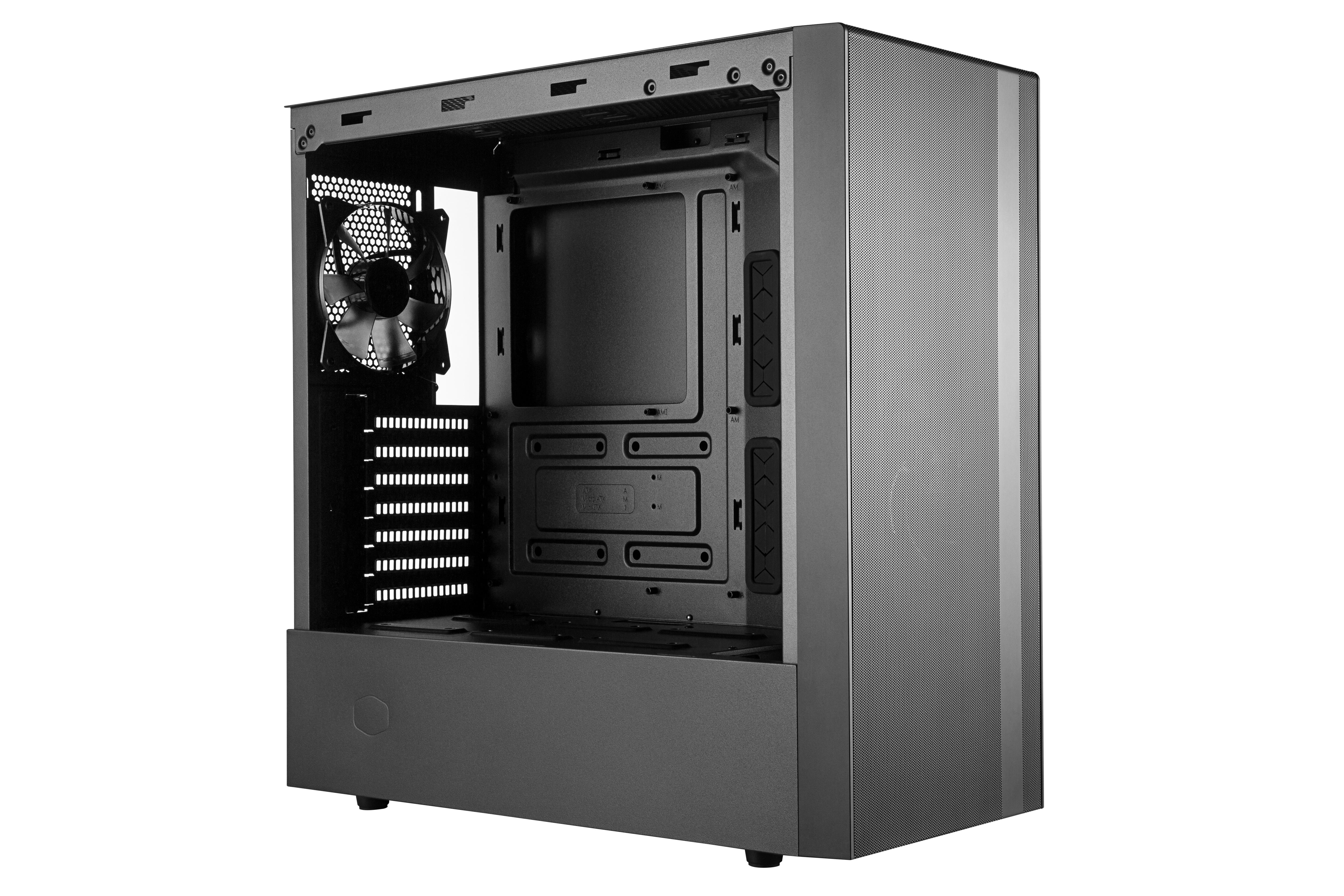 COOLER MASTER MasterBox NR600 ohne ODD PC-Gehäuse, Schwarz