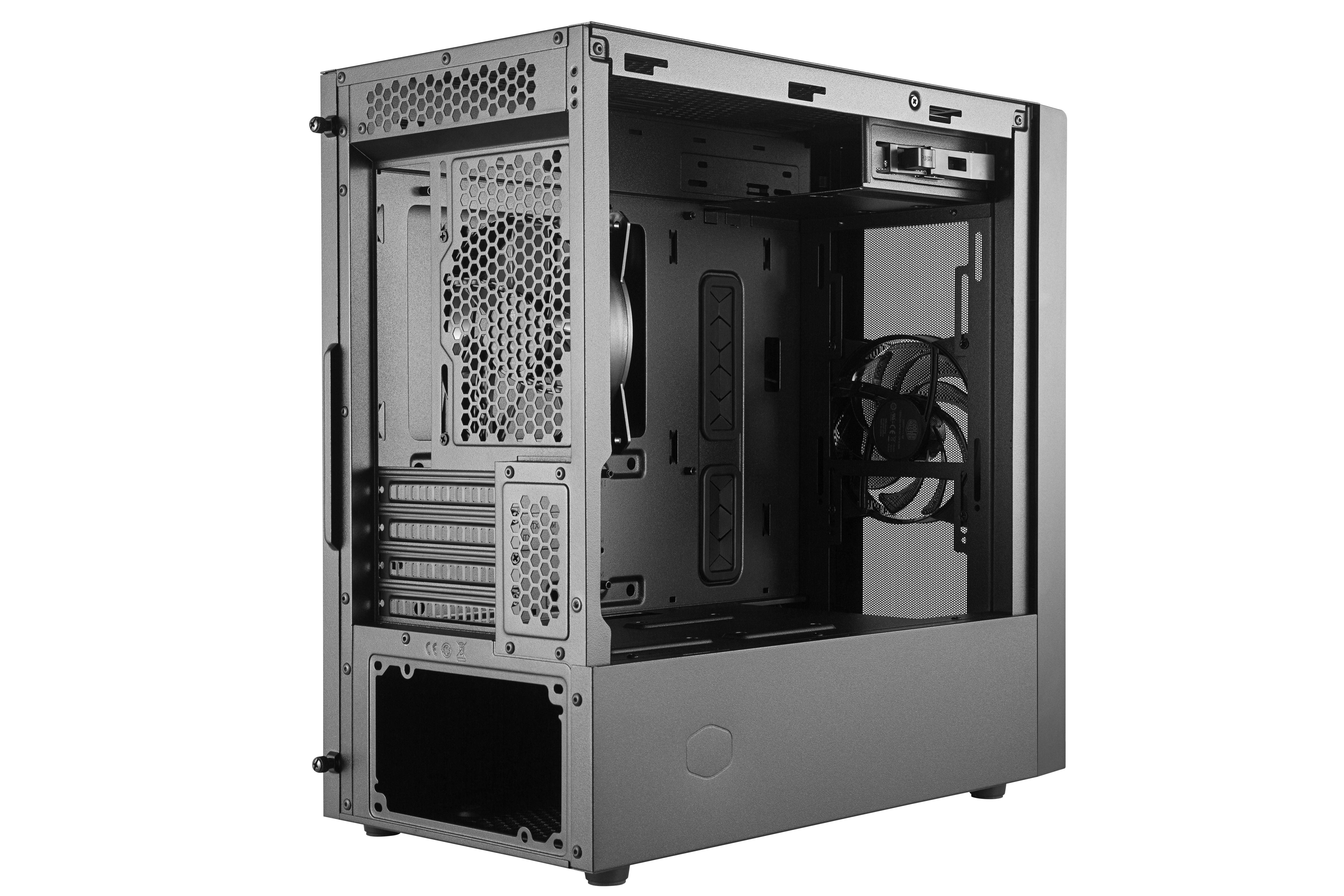 COOLER MASTER MasterBox NR400 mit ODD PC-Gehäuse, Schwarz