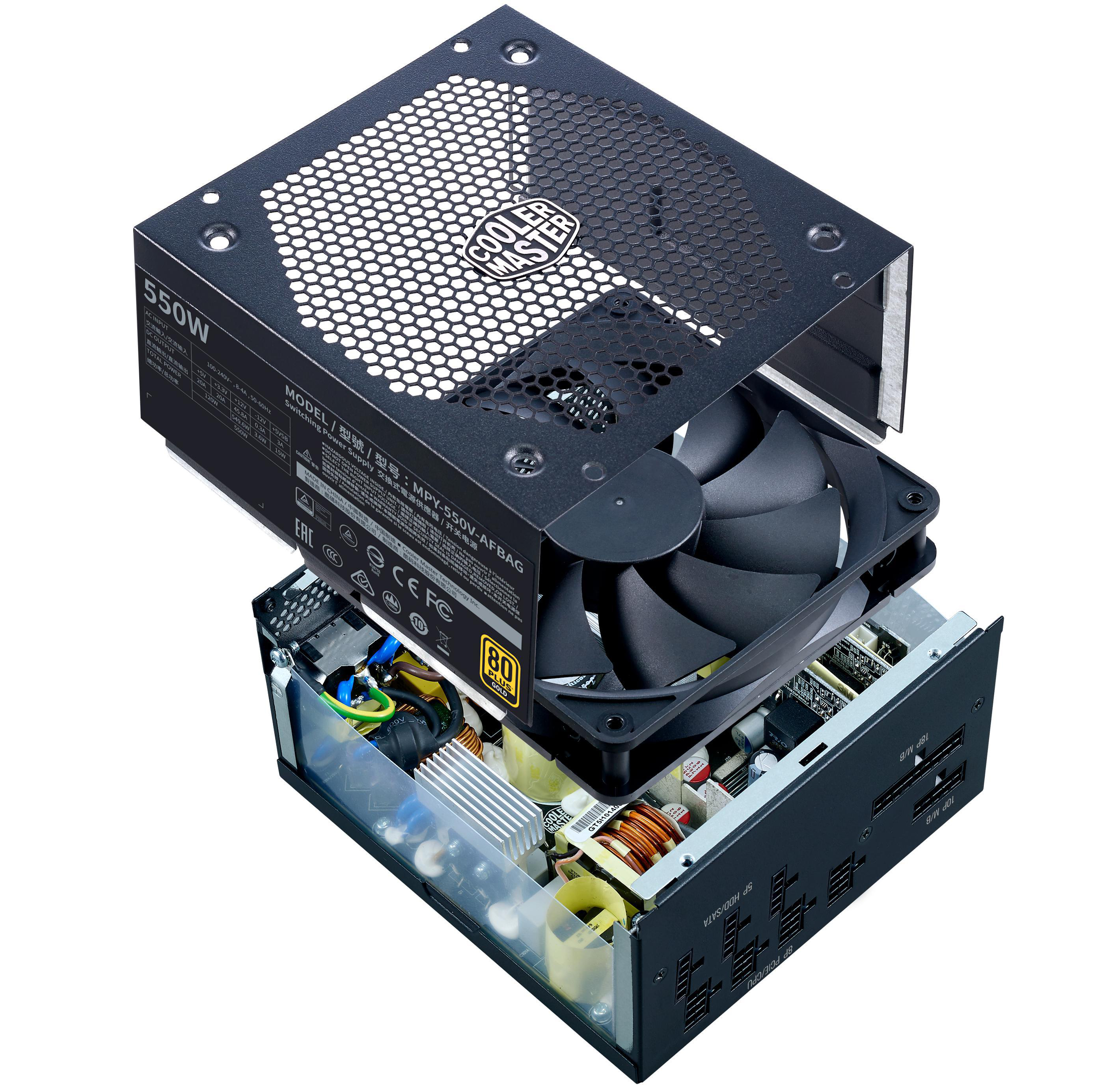 COOLER MASTER V550 GOLD - V2 PC-Netzteil 550 Watt 80+ Gold