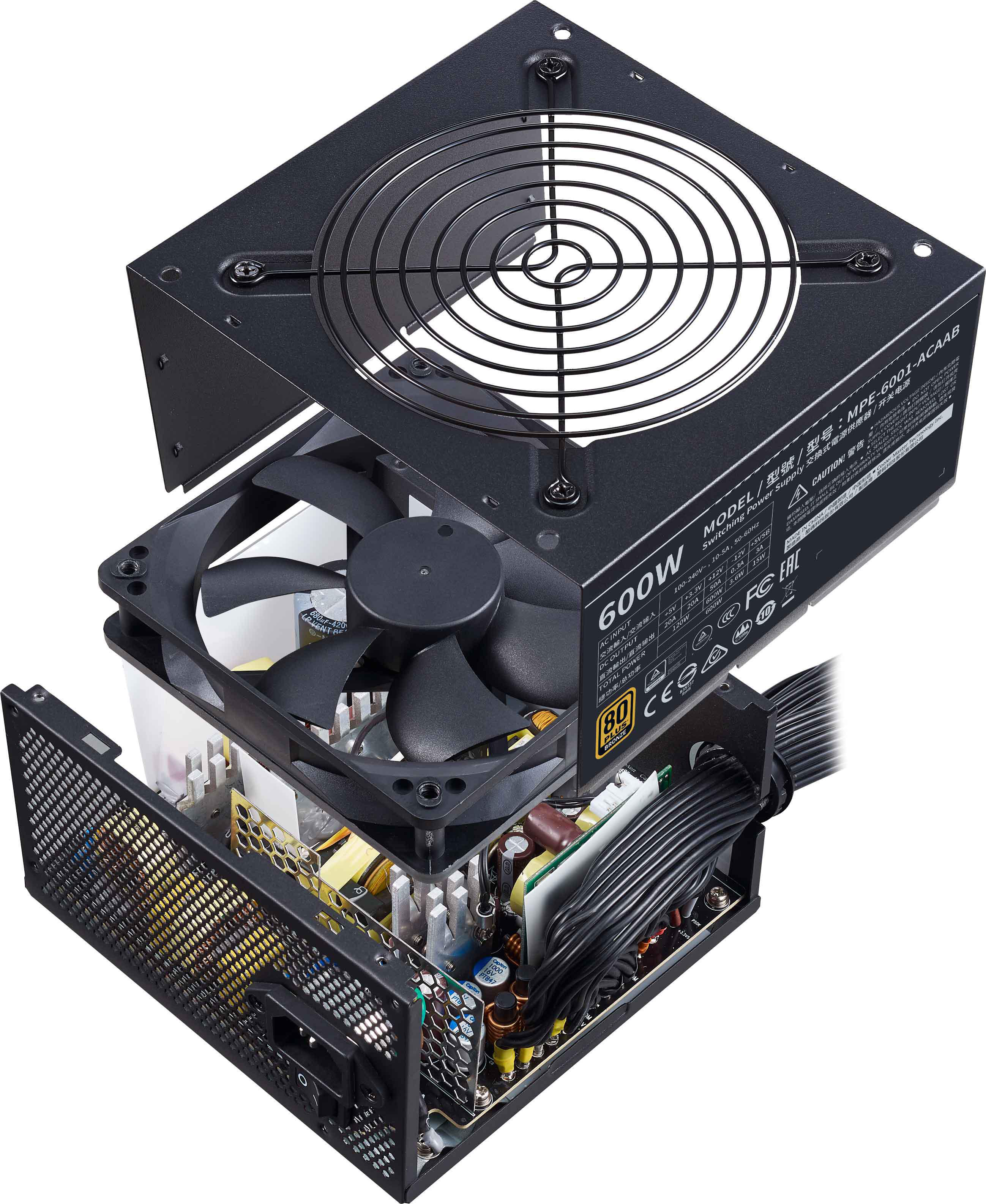 COOLER MASTER MWE 600 Bronze V2 PC-Netzteil 600 Watt 80+ Bronze
