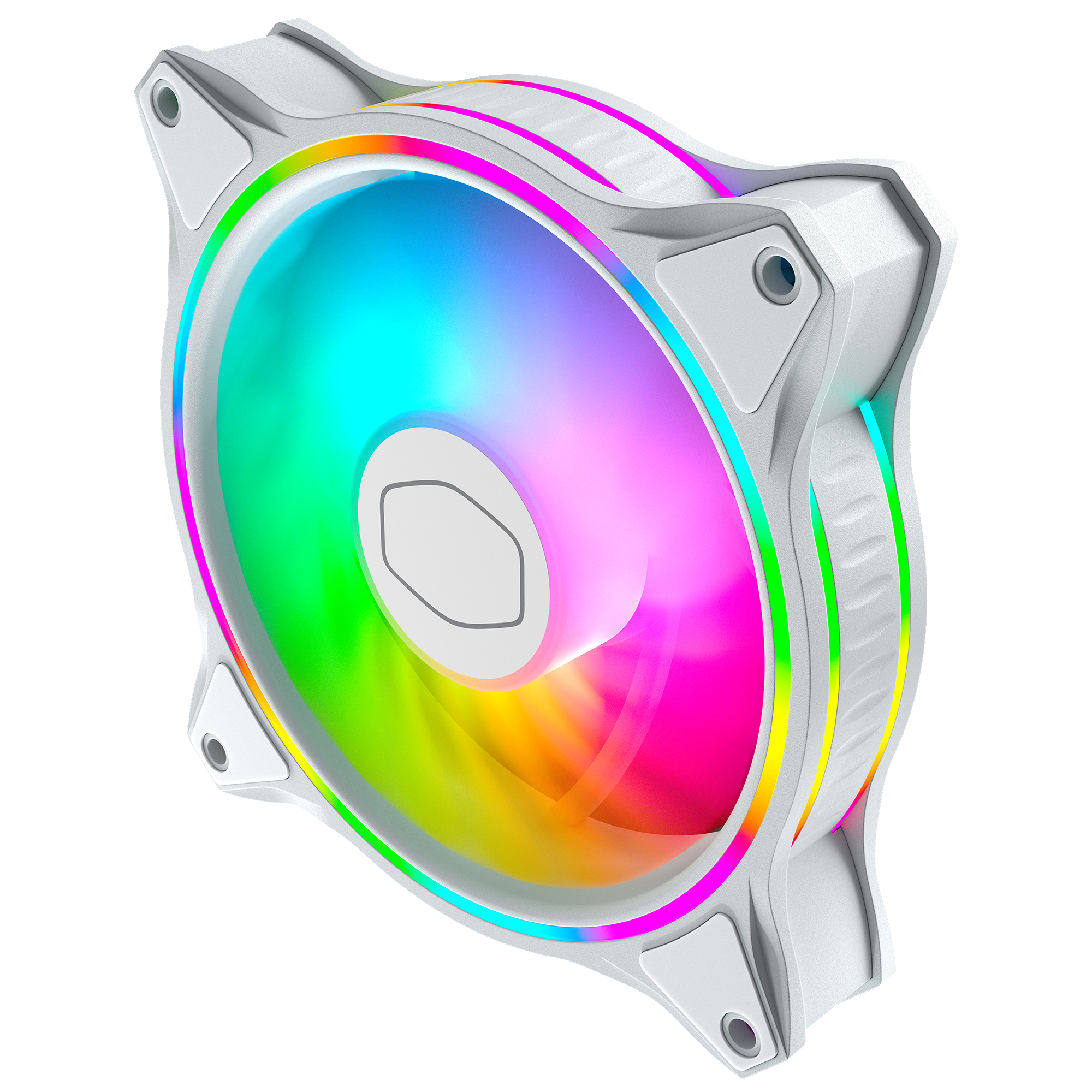 COOLER MASTER MasterFan MF120 Halo White Edition Gehäuselüfter