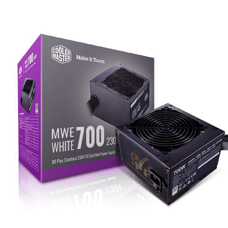 COOLER MASTER MWE 700 White 230V V2 PC-Netzteil 700 Watt 80+ Standard