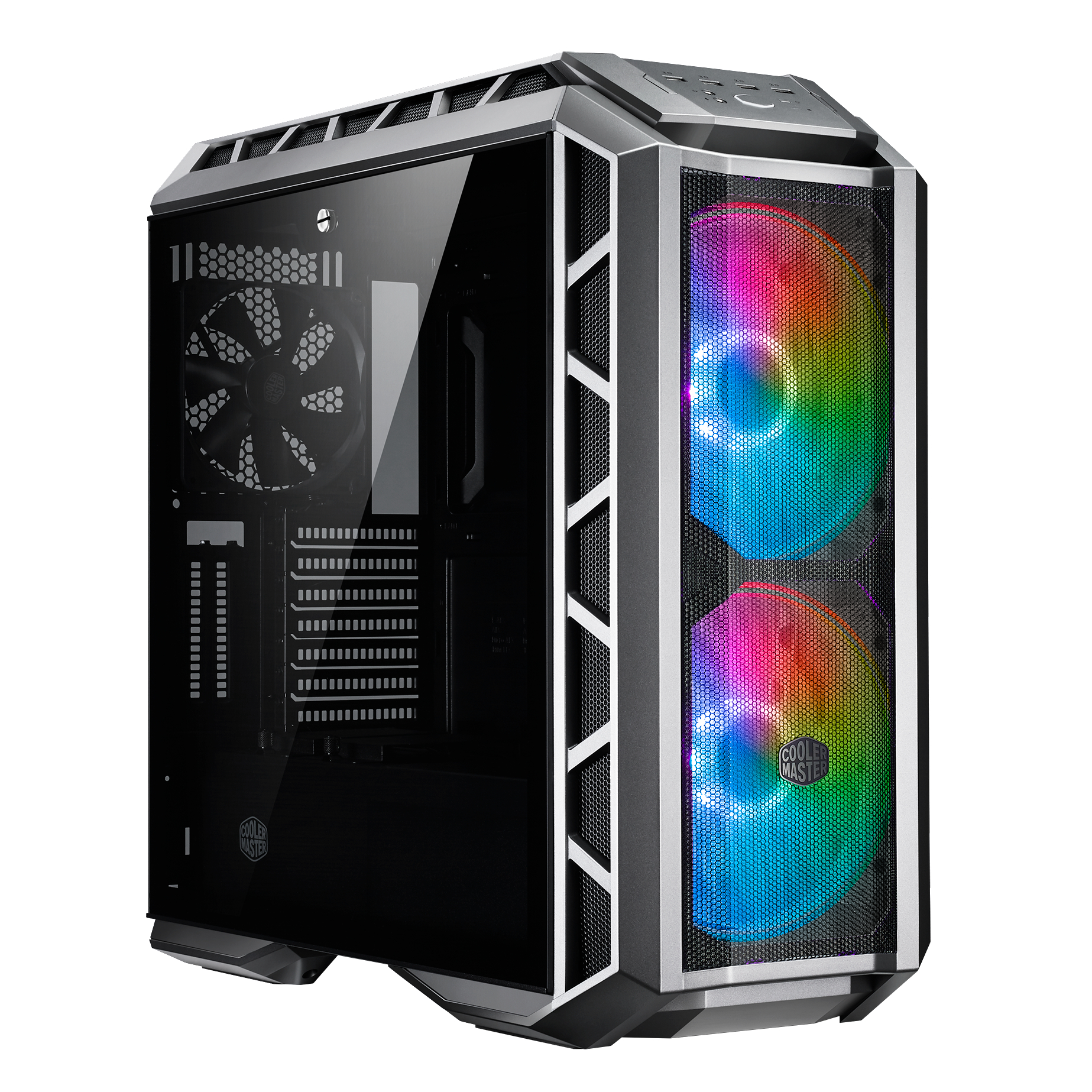 COOLER MASTER MasterCase H500P Mesh ARGB PC-Gehäuse, Schwarz