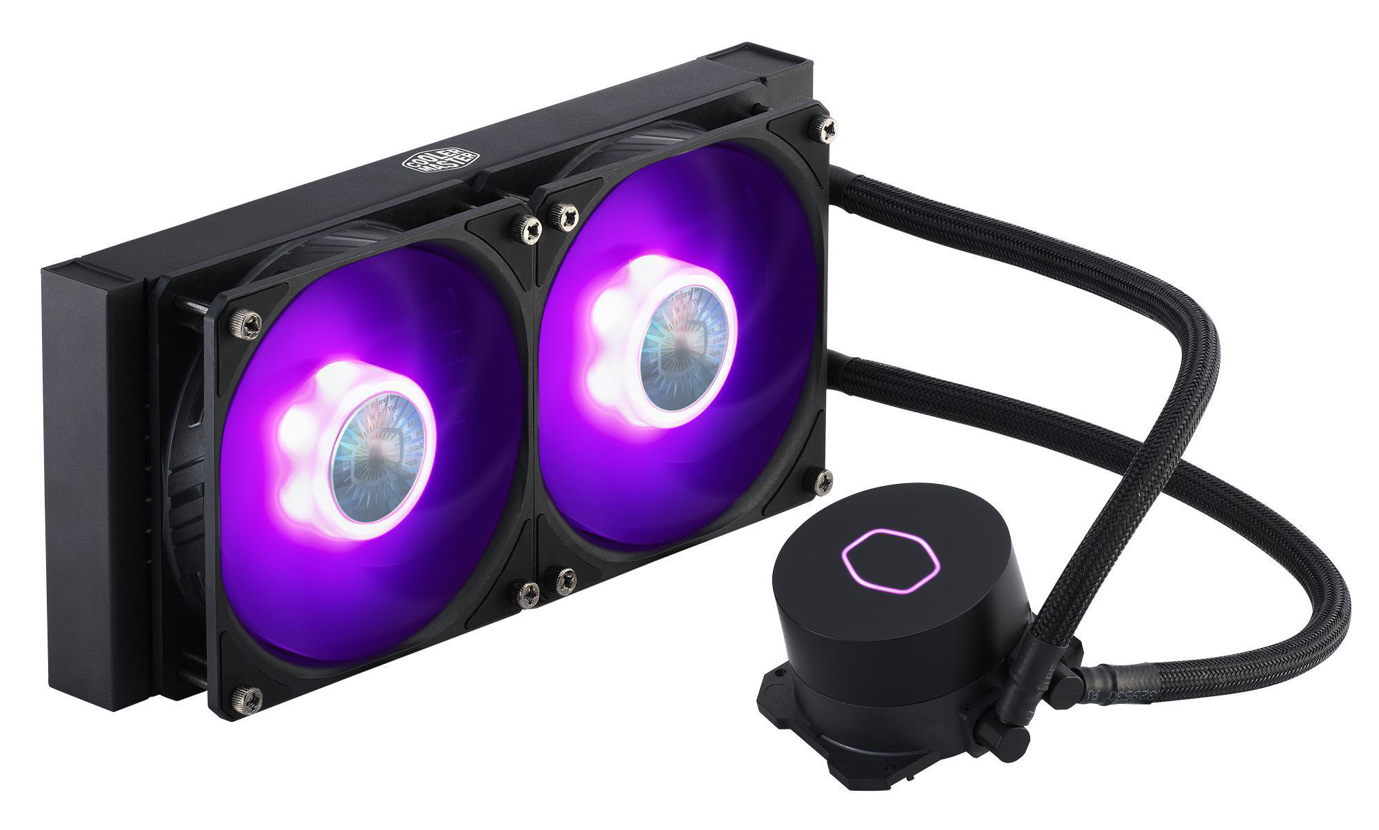 COOLER MASTER MasterLiquid ML240L V2 RGB CPU Wasserkühlung, Schwarz