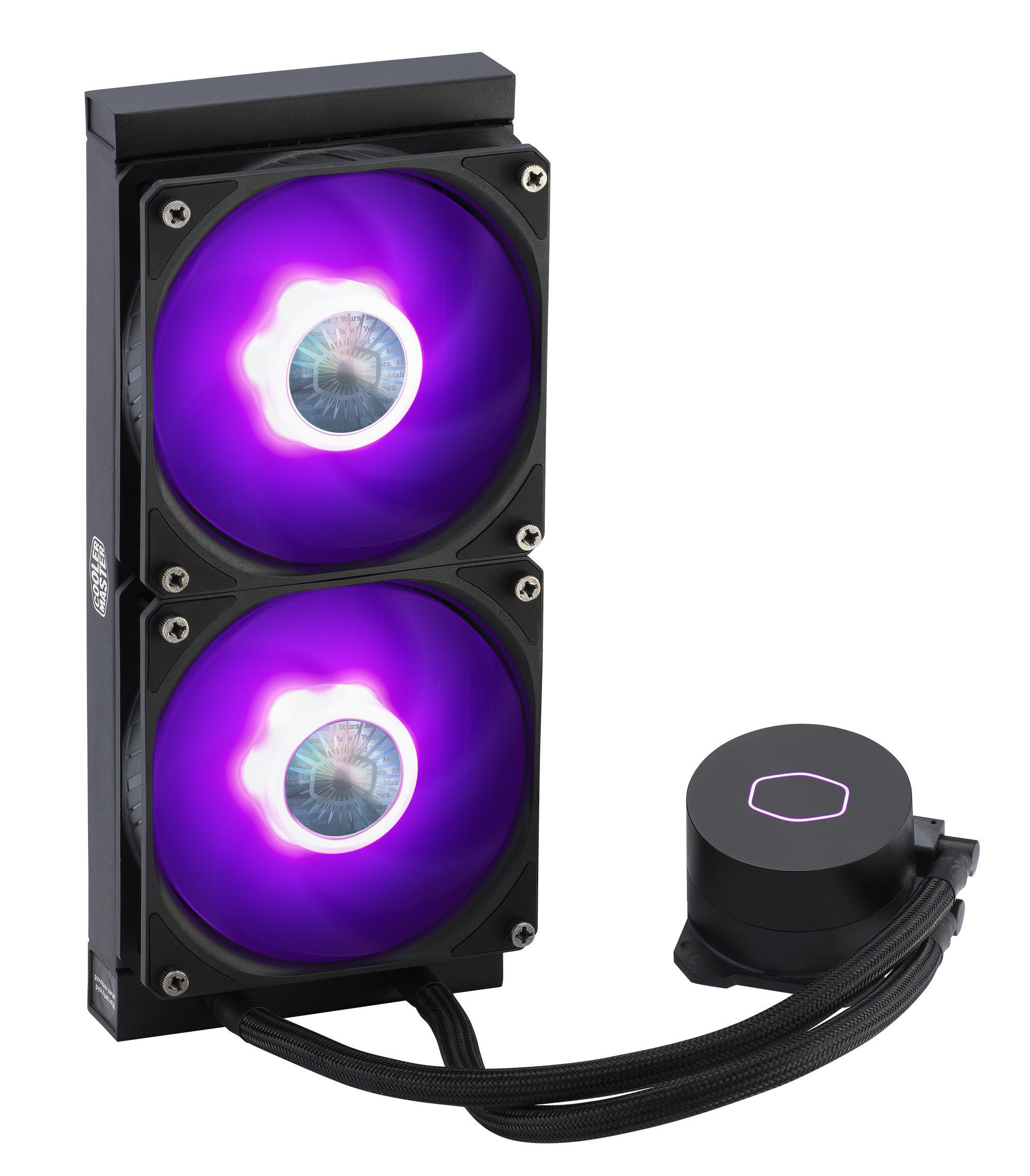 COOLER MASTER MasterLiquid ML240L V2 RGB CPU Wasserkühlung, Schwarz