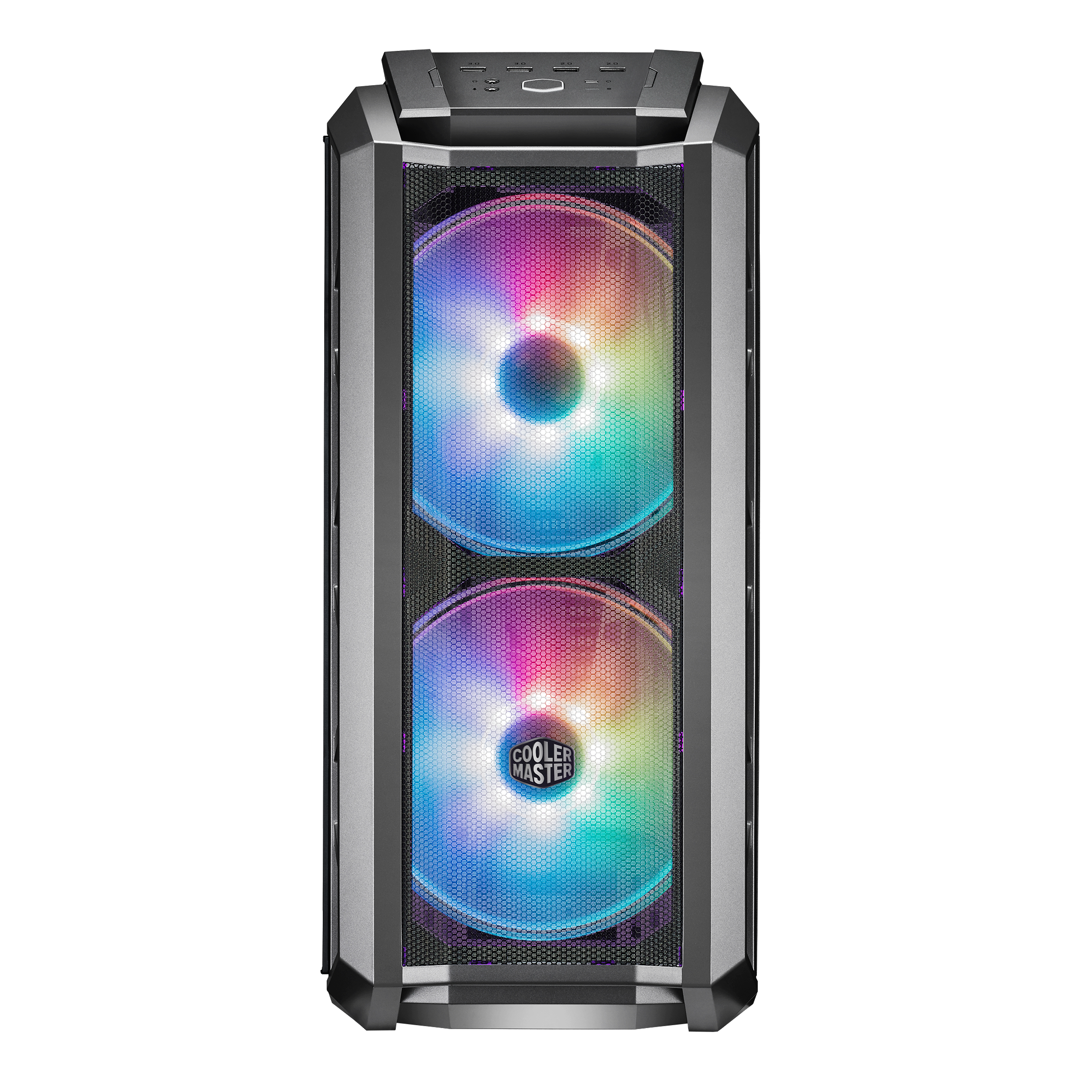 COOLER MASTER MasterCase H500P Mesh ARGB PC-Gehäuse, Schwarz