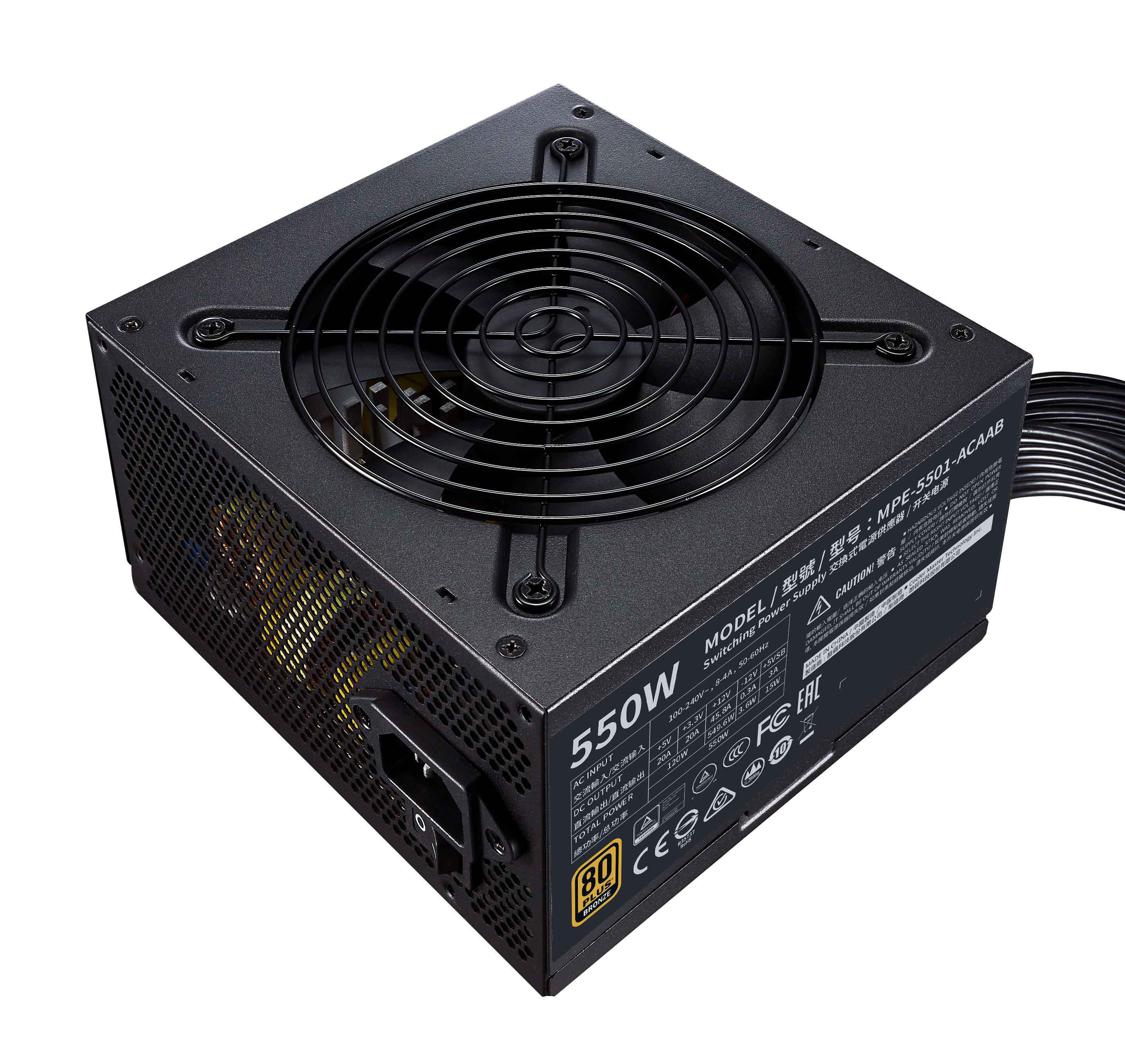COOLER MASTER MWE 550 Bronze V2 PC-Netzteil 550 Watt 80+Bronze