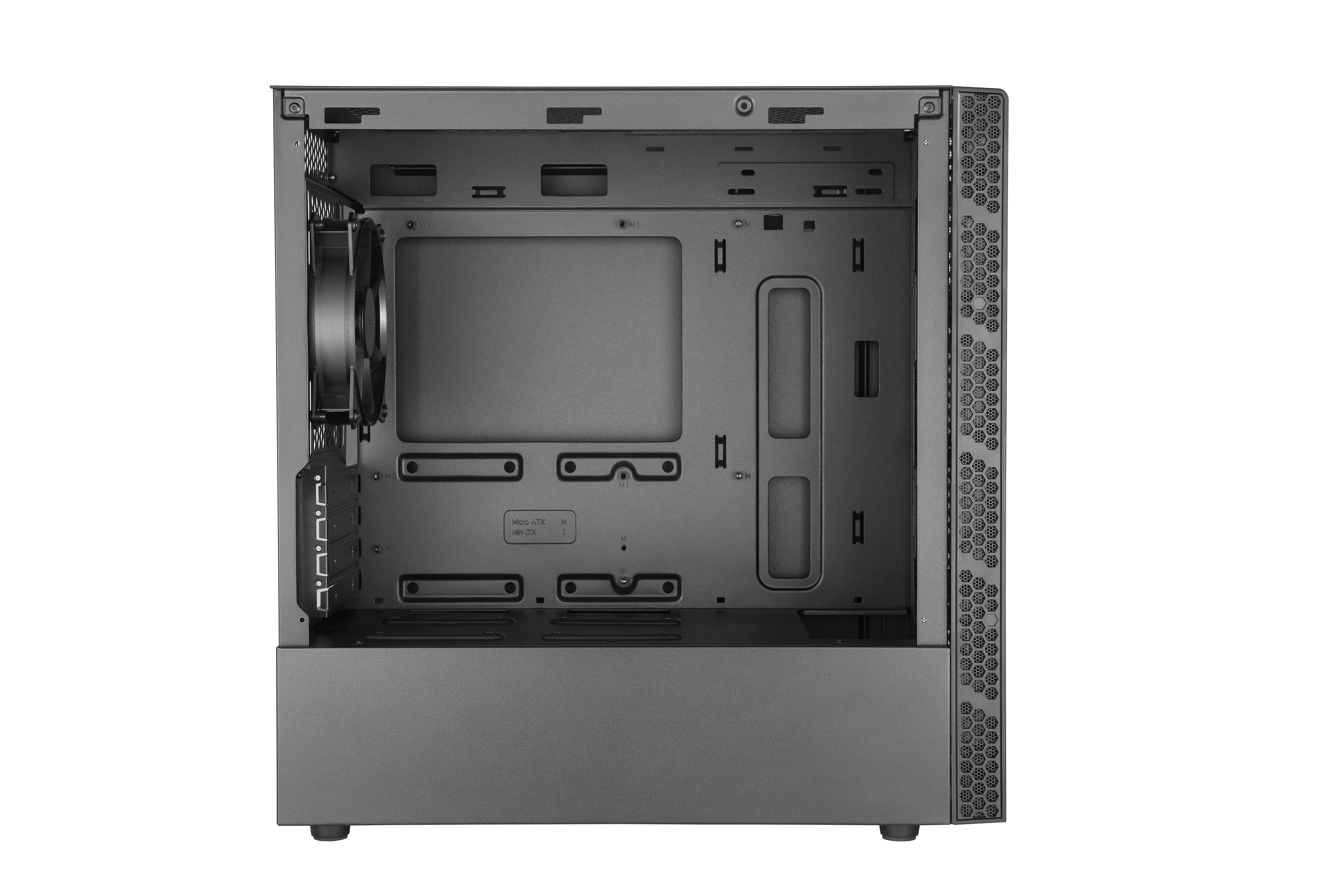 COOLER MASTER MasterBox MB400L PC-Gehäuse, Schwarz