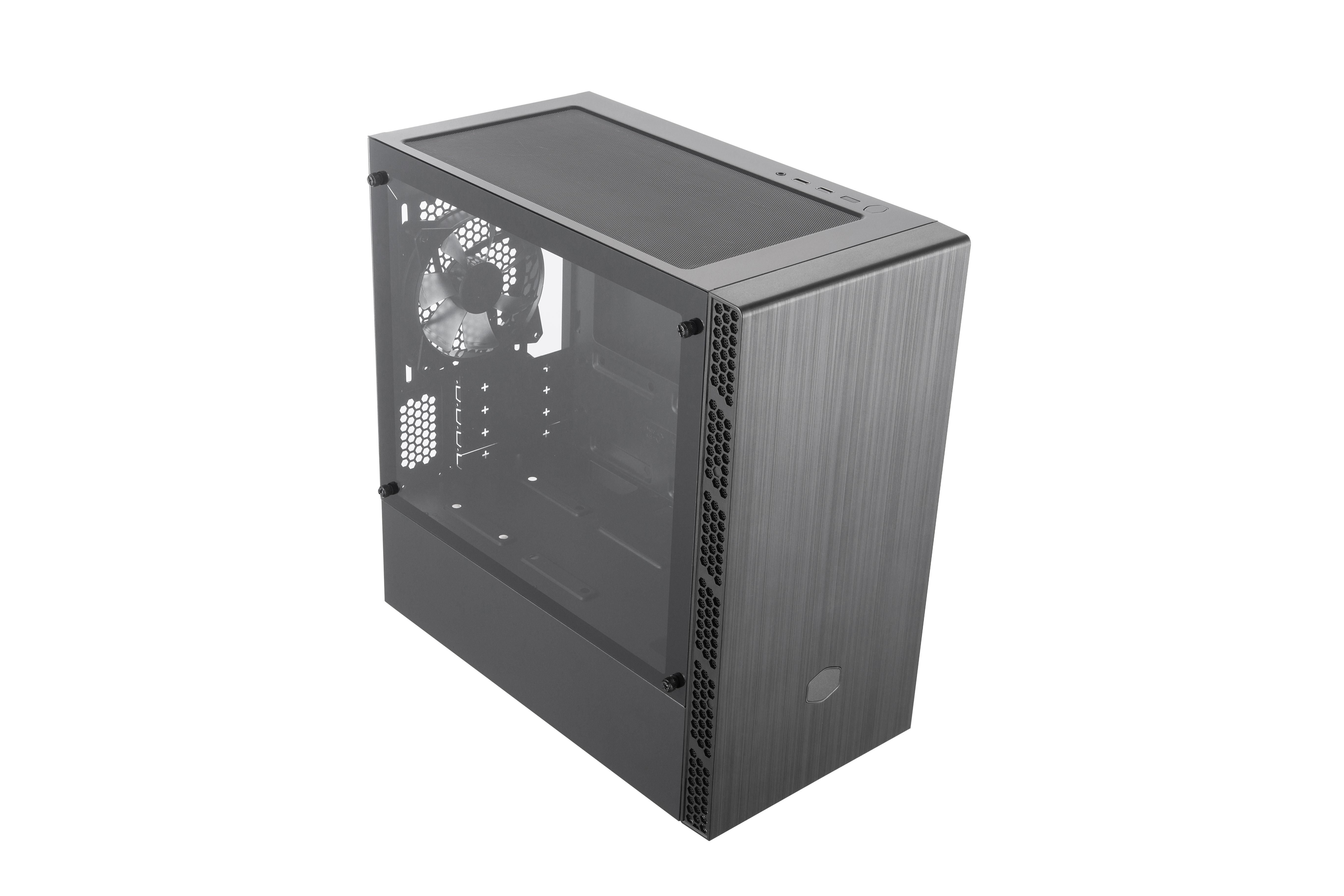 COOLER MASTER MasterBox MB400L PC-Gehäuse, Schwarz