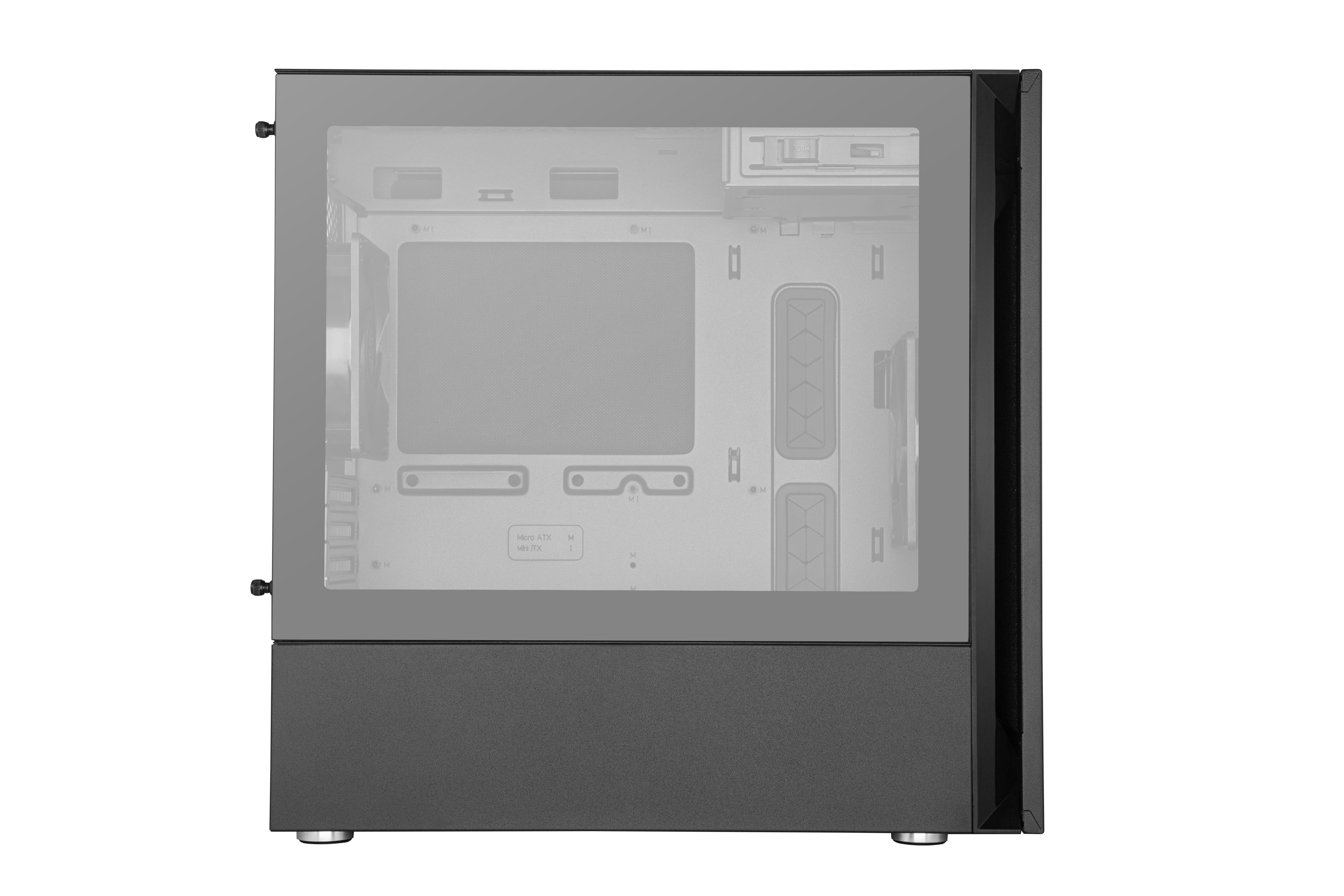 COOLER MASTER The Silencio S400 PC-Gehäuse, Schwarz