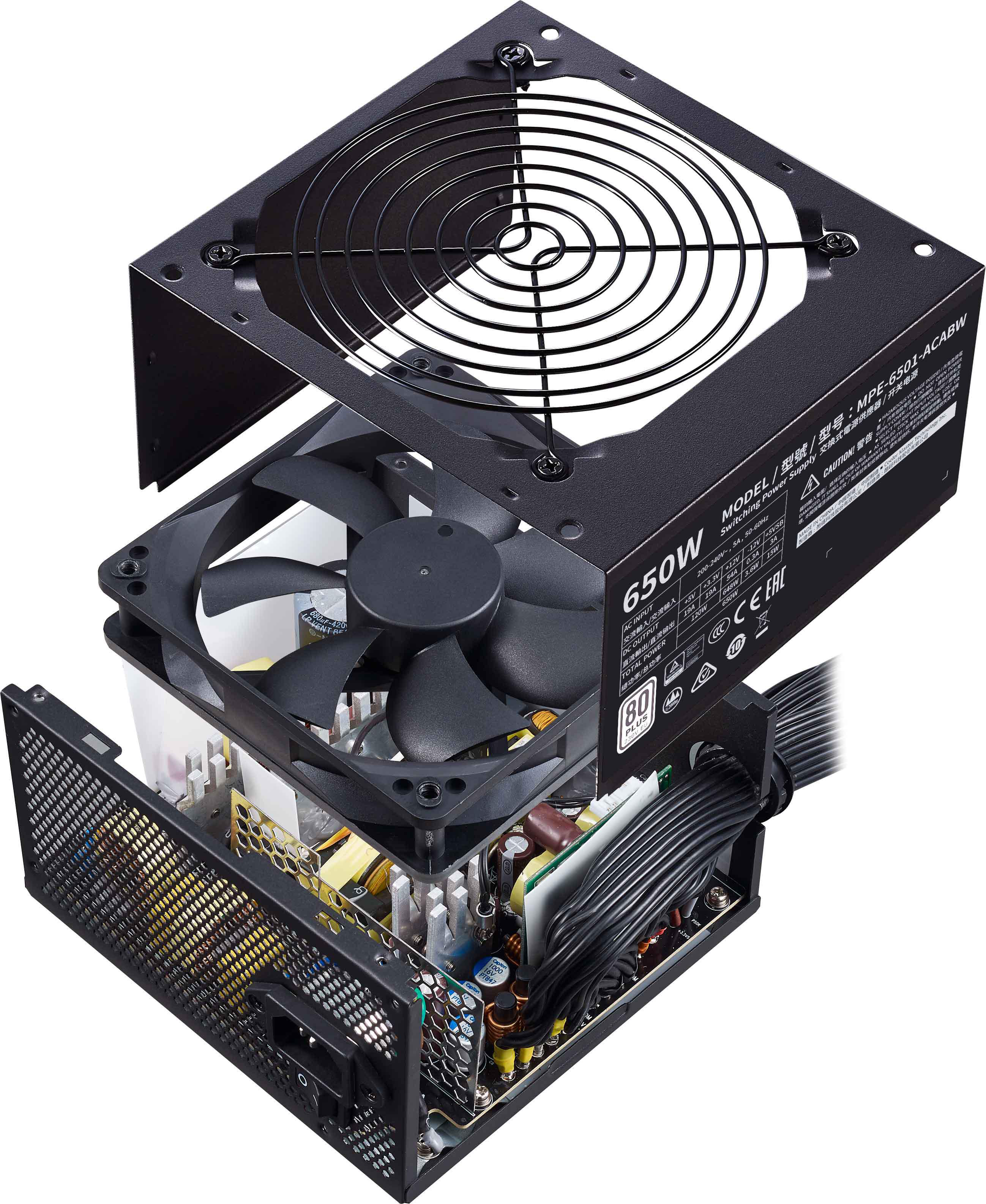 COOLER MASTER MWE 650 White 230V V2 PC-Netzteil 650 Watt 80+ Standard