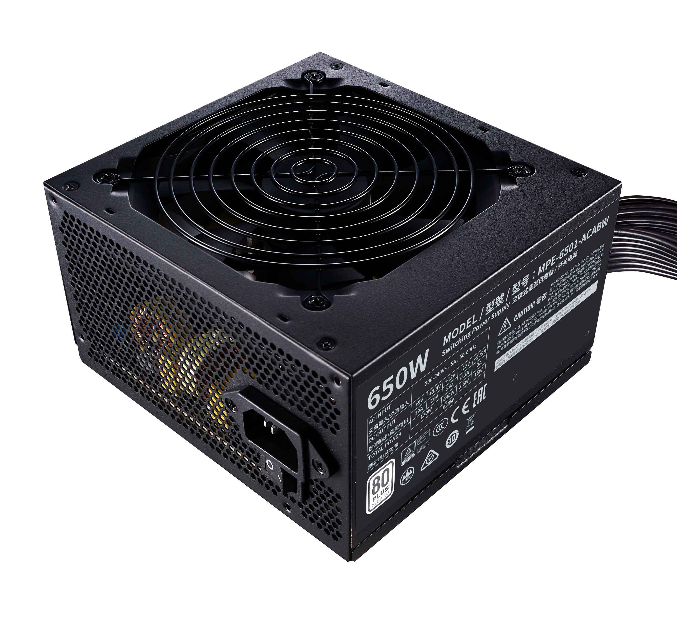 COOLER MASTER MWE 650 White 230V V2 PC-Netzteil 650 Watt 80+ Standard