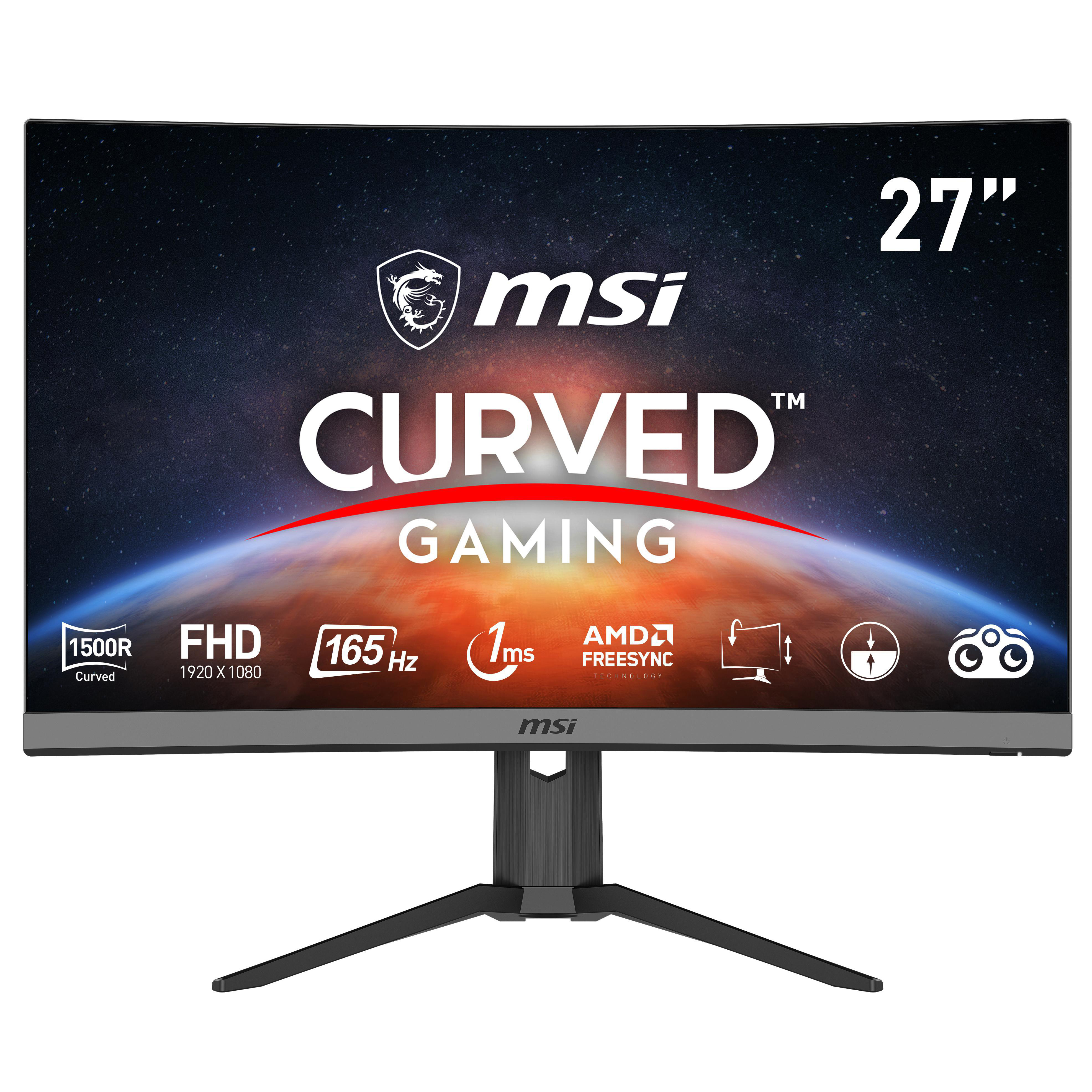MSI OPTIX G27C6PDE Curved 27 Zoll  Full-HD  Gaming Monitor  1 ms Reaktionszeit  