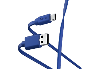 HAMA 187229 Laadkabel USB-A naar USB C 1m Blauw