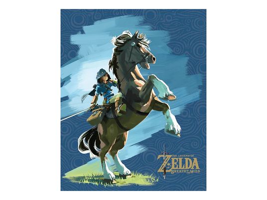 PYRAMID The Legend Of Zelda: Breath of The Wild - Link & Epona - 3D-Lentikular-Poster (Mehrfarbig)