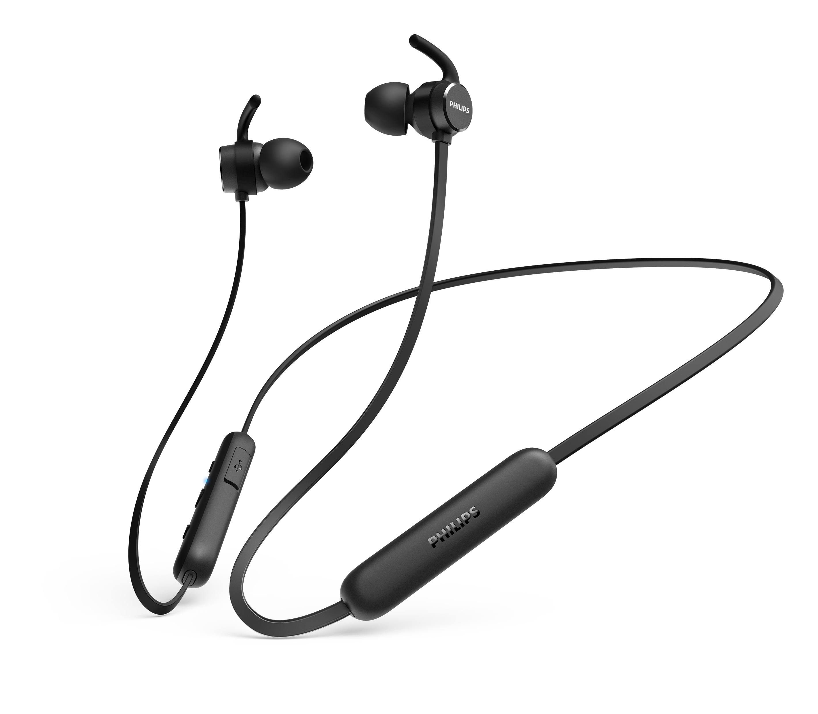 PHILIPS E1205BK/00, In-ear Kopfhörer Bluetooth Schwarz