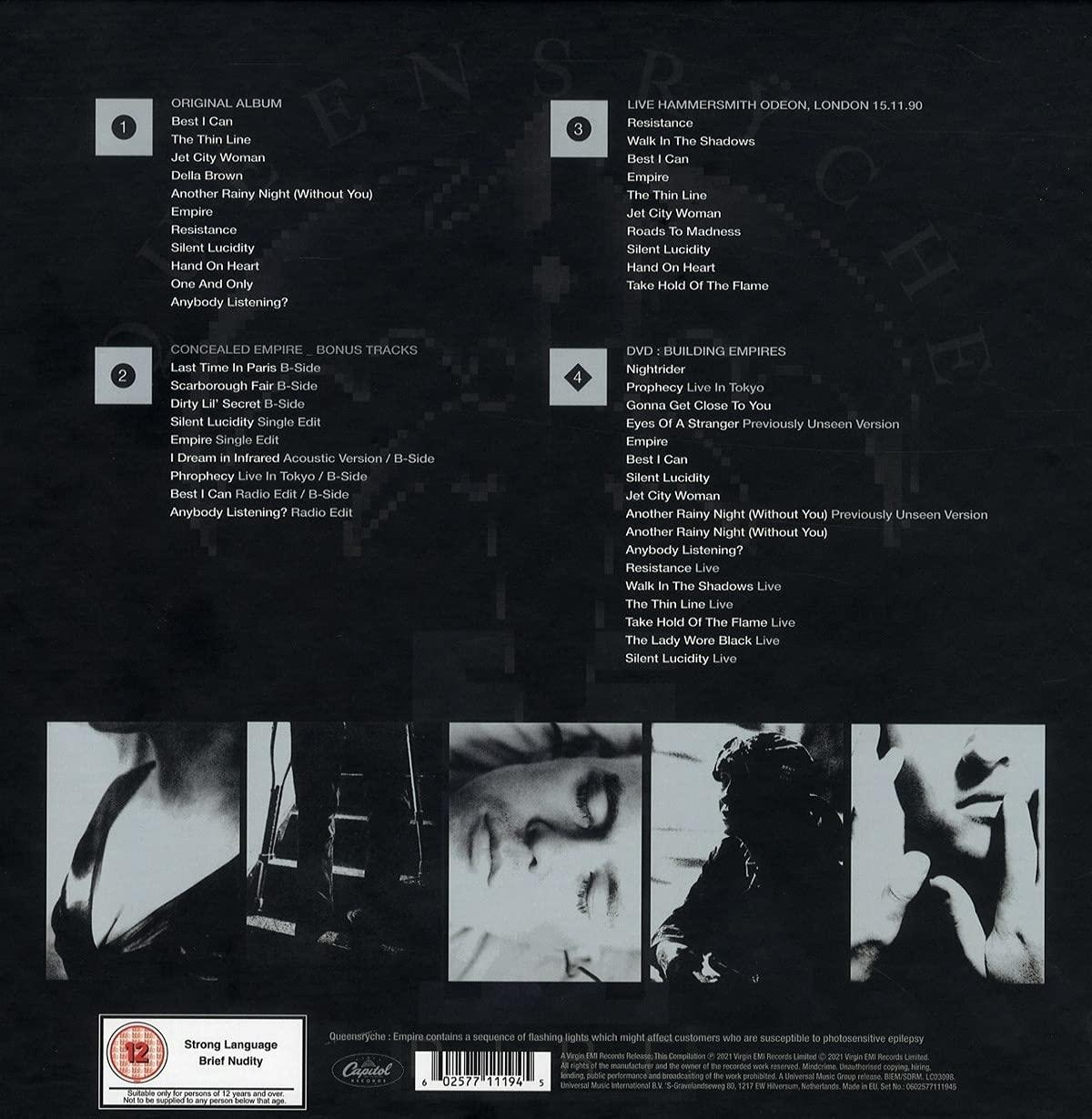 Queensrÿche - Empire (Ltd. 3CD+1DVD Box)  - (CD + DVD Video)