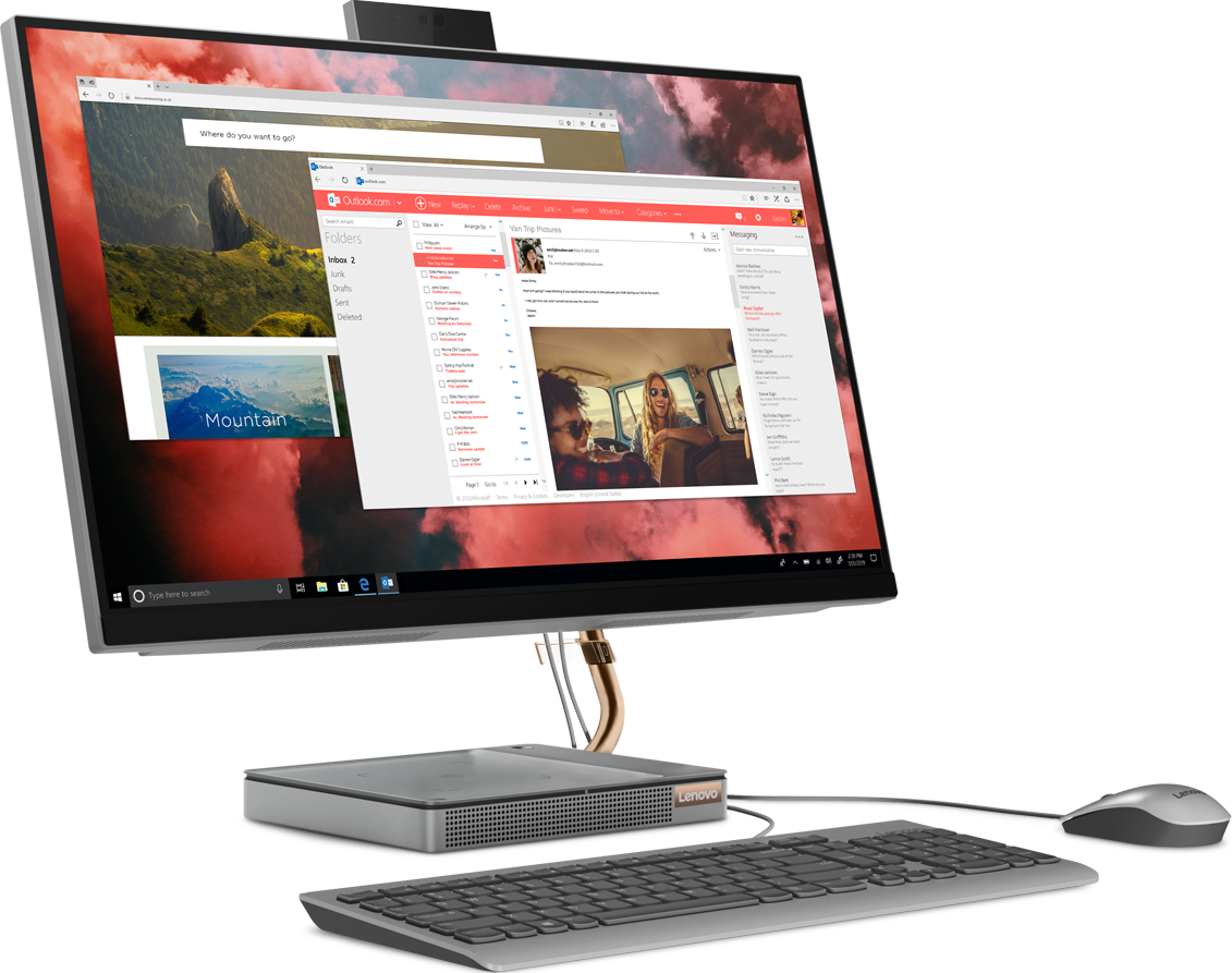 LENOVO-IDEA IdeaCentre AIO 5 27IOB6 - All-in-One-PC (27 ", 512 GB SSD, Stormy Gray)