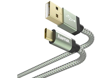 HAMA 187236 Laadkabel USB-A naar USB C 1,5m