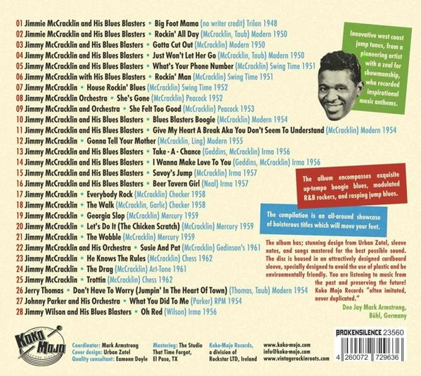 Jimmy McCracklin - Jimmy McCracklin - The Rockin' Man  - (CD)