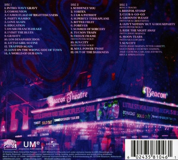 Little Steven And The Disciples Of Soul - Summer Of Sorcery Live! At The Beacon... (3CD)  - (CD)