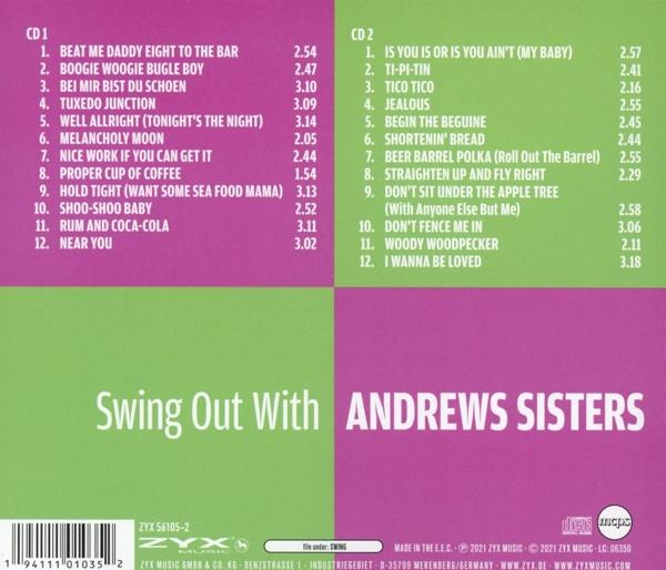 The Andrew Sisters - Swing Out With  - (CD)