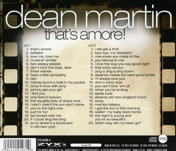 Dean Martin - That's Amore  - (CD)