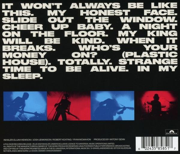 Inhaler - It Won't Always be Like this  - (CD)