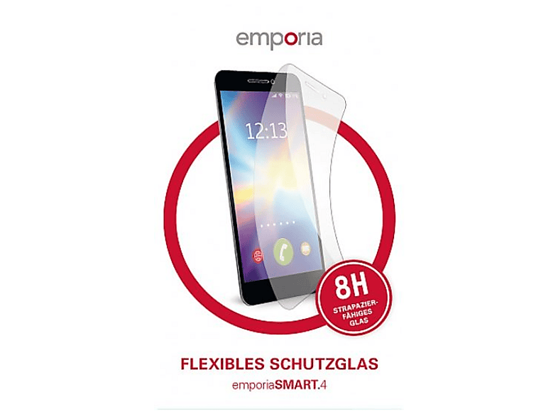 Emporia Displayschutzglas Flexi für das smart.4 Displayschutzglas, für Emporia smart.4