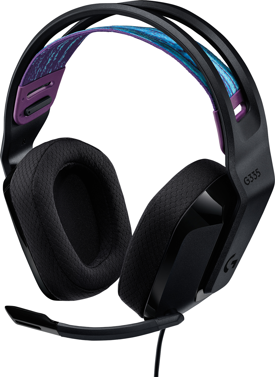 Logitech G G335 Gaming-headset - Zwart