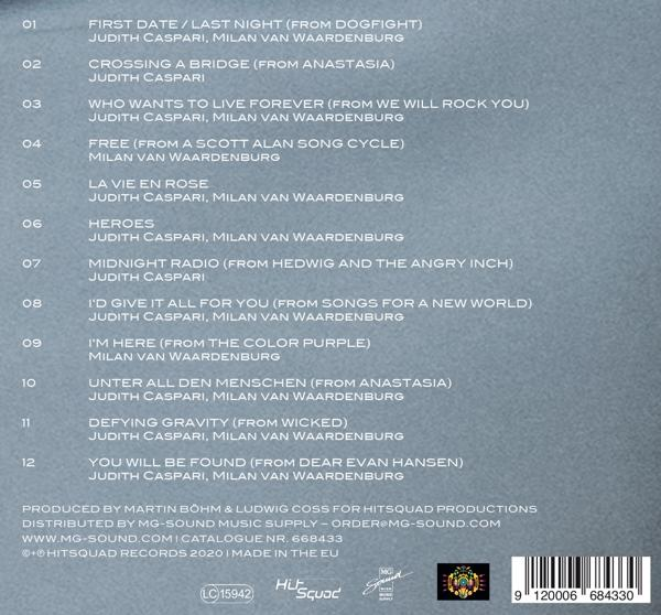 CD-Cover mit Titelliste, Künstlernamen und Labelinformationen.