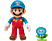 JAKKS PACIFIC Super Mario : Mario de glace avec Fleur de glace - Figure collective (Multicolore)